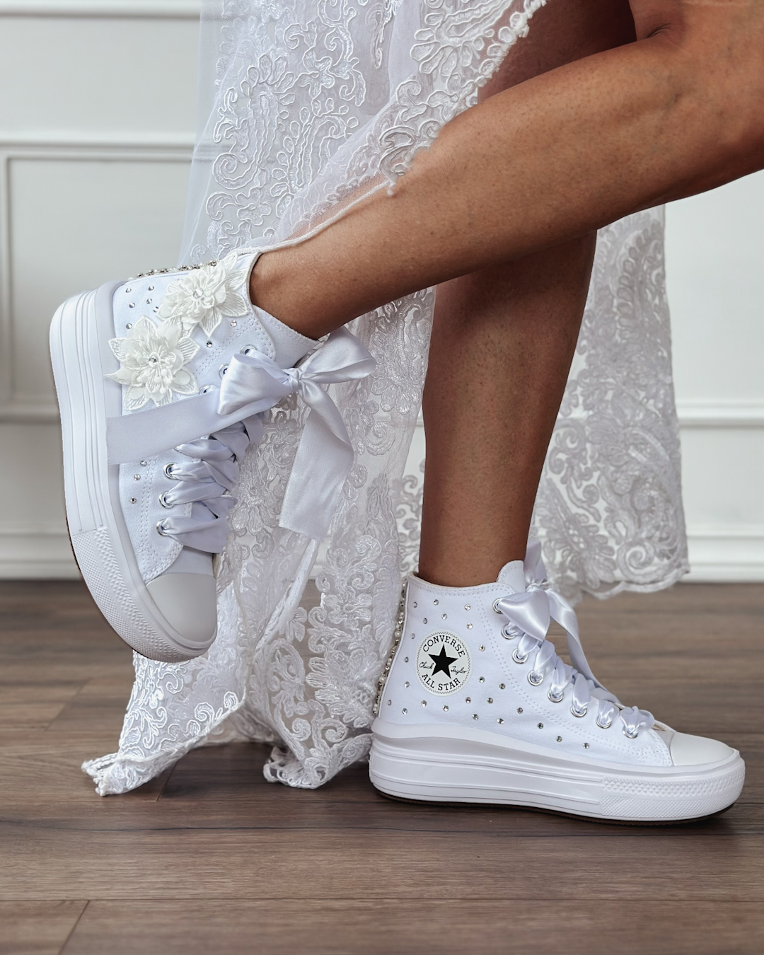 Converse with tulle best sale